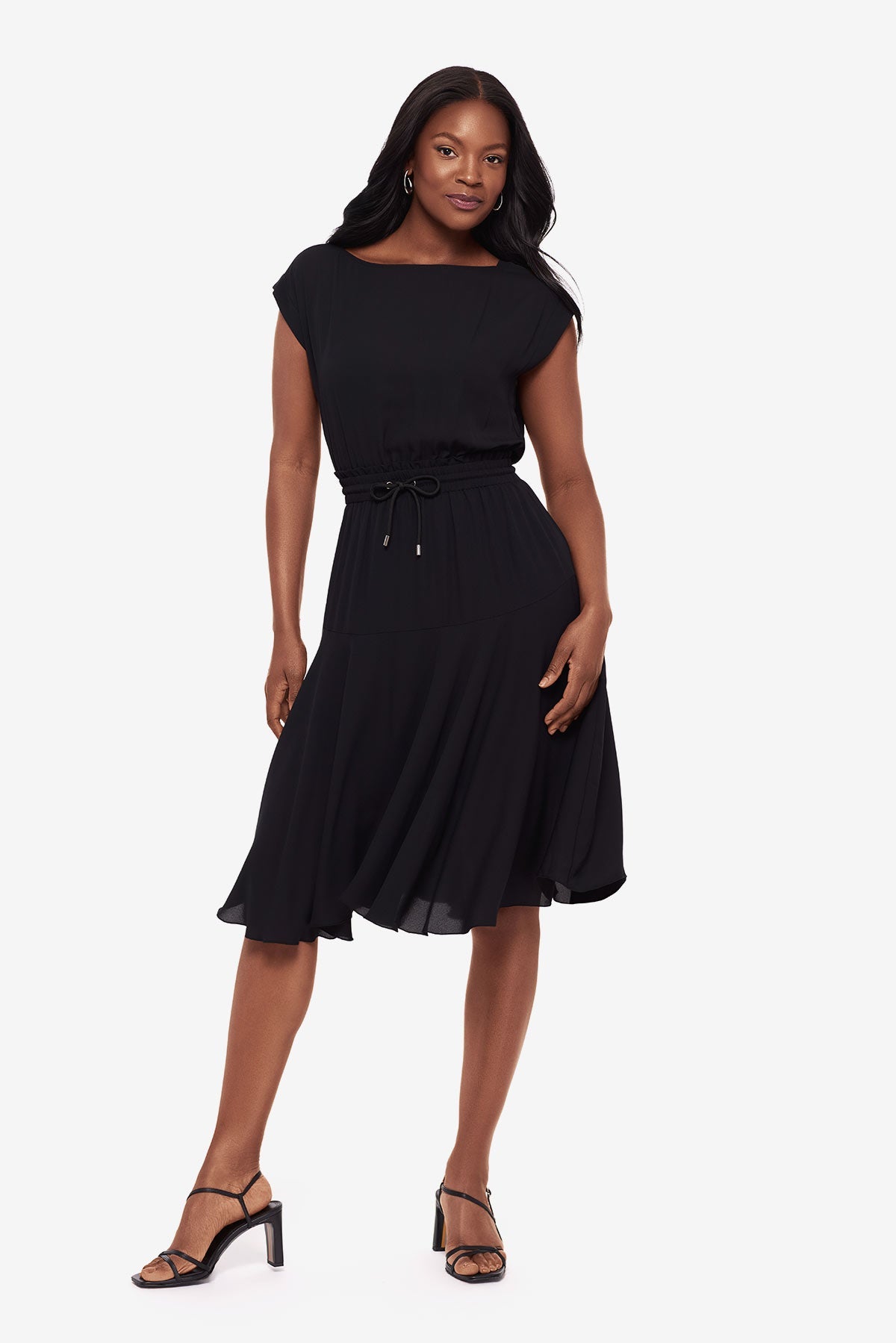 Soft Georgette Float Dress in Black Black | Miraclesuit