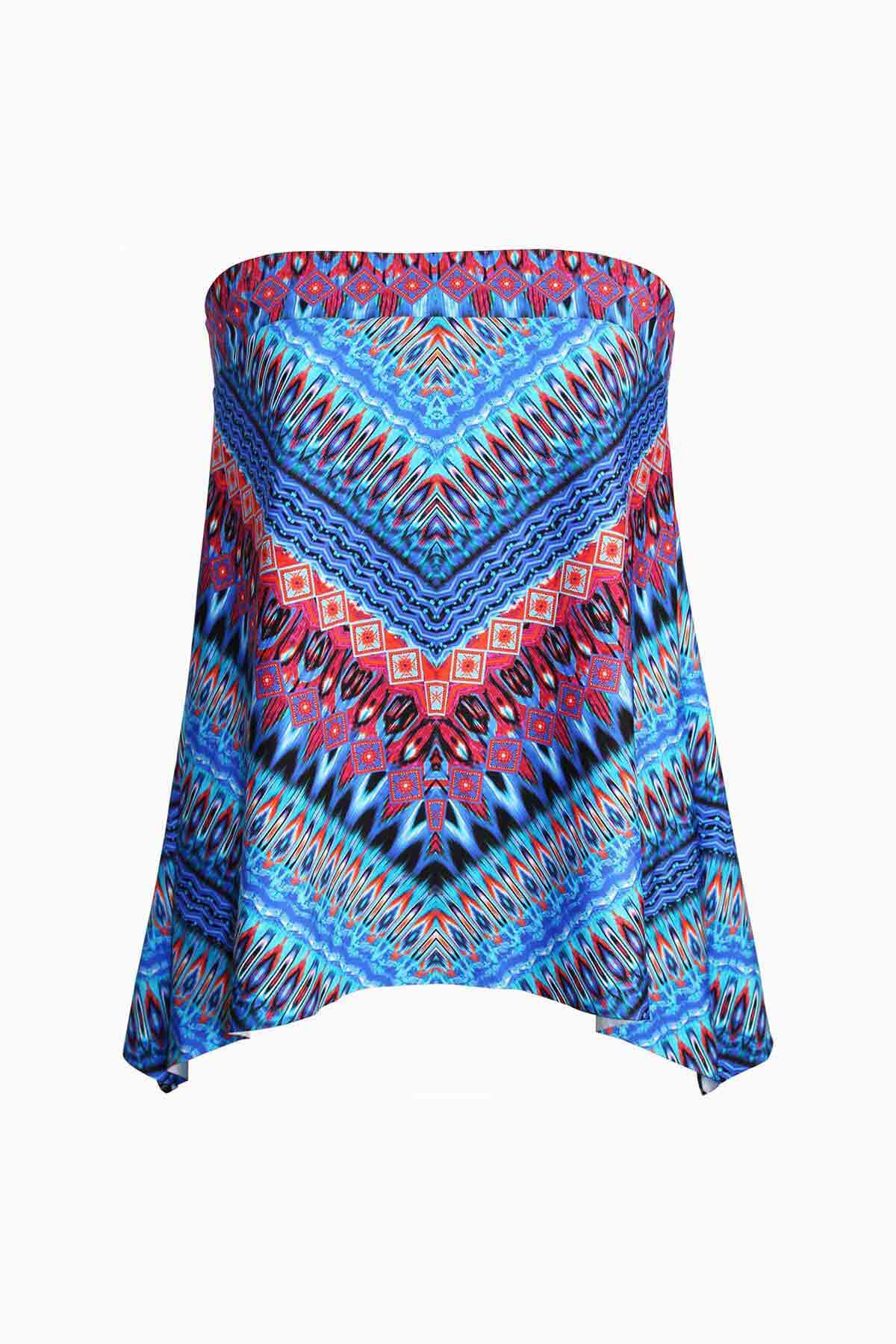 Casablanca Bandini Tankini Top Blue | Miraclesuit