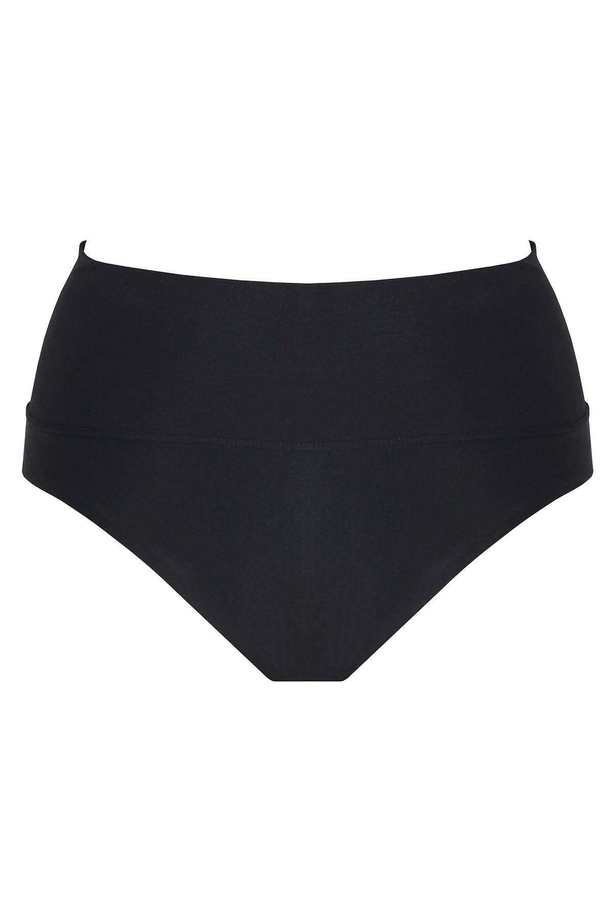 Amoressa Gimlet Folded Waist Pant Swim Bottom Black | Miraclesuit