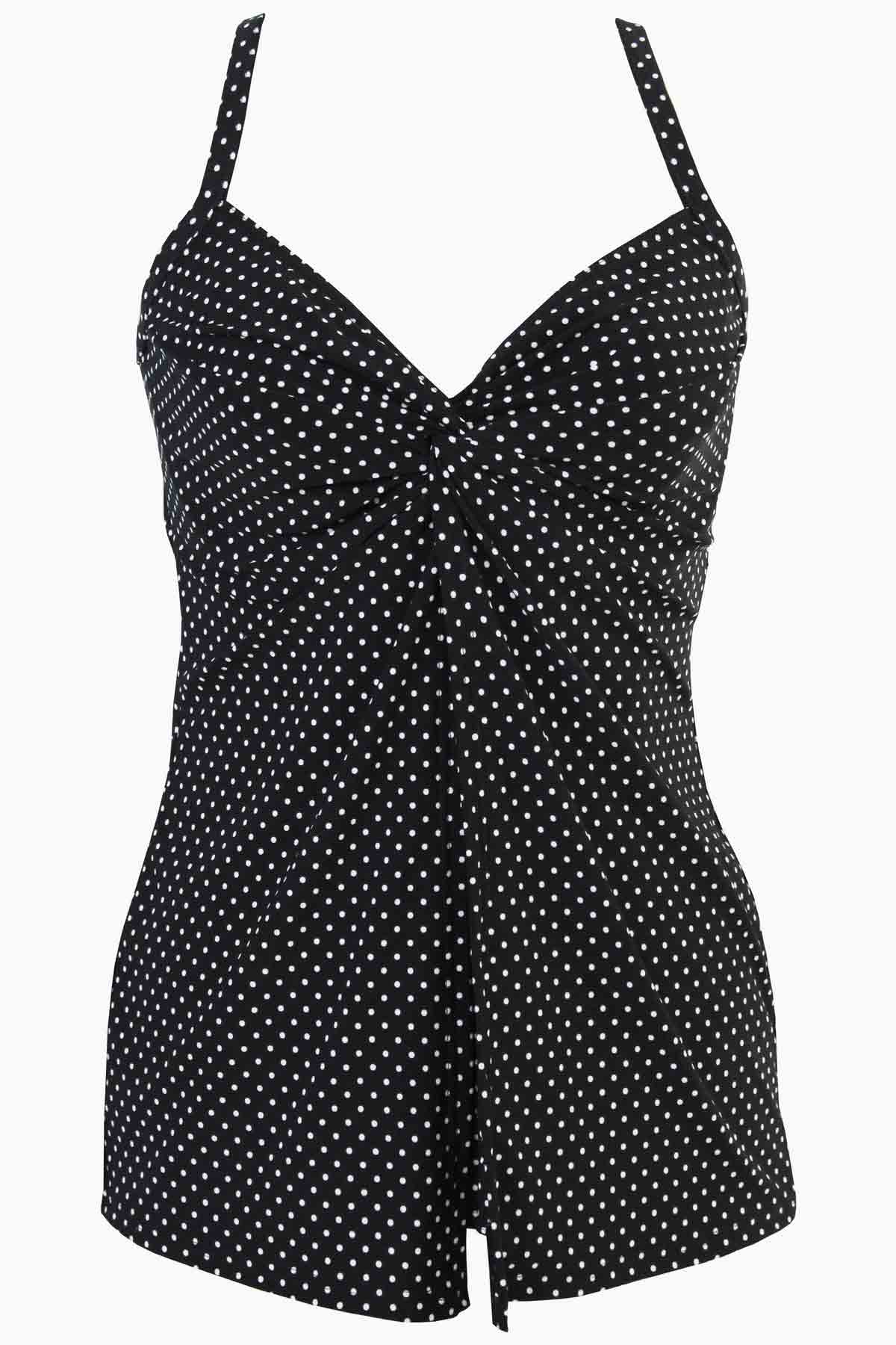 Pin Point Love Knot Tankini Midnight | Miraclesuit