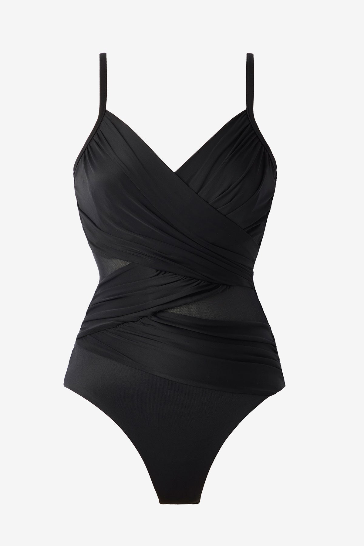 Network Mystify One Piece Swimsuit DD-Cup Black | Miraclesuit
