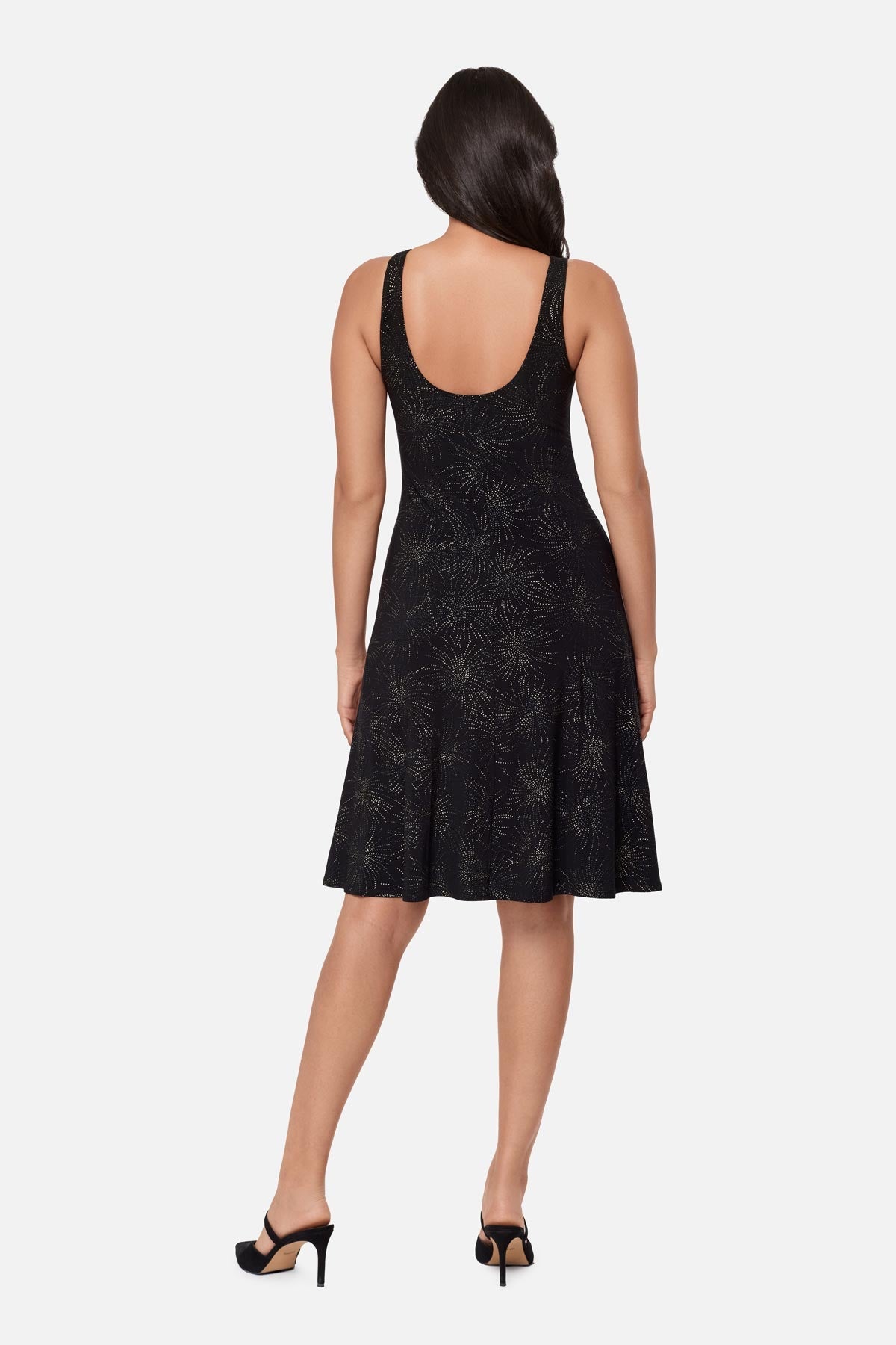 Remi Fit & Flair Shaping Dress in Skylights Skylights | Miraclesuit