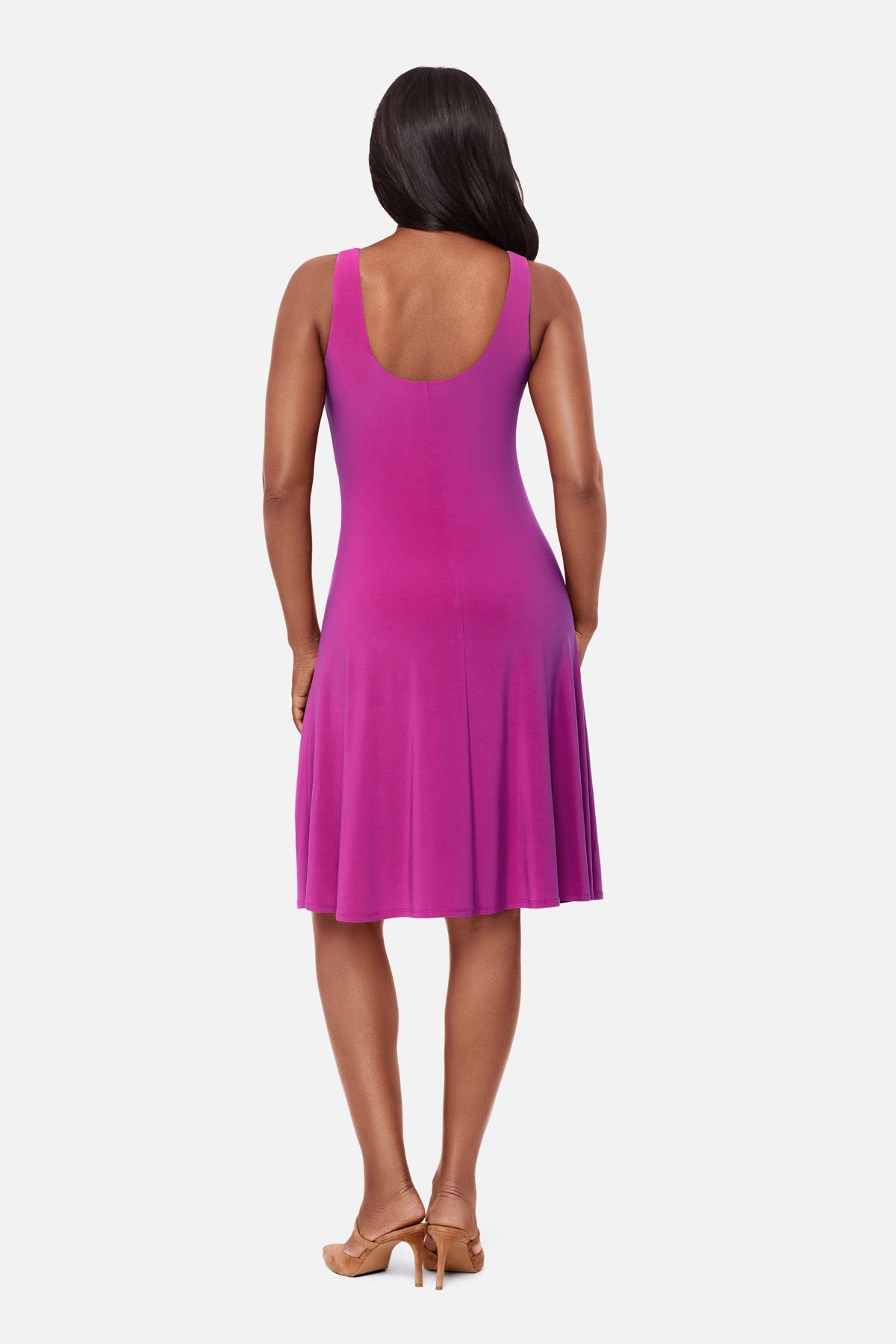 Remi Fit & Flair Shaping Dress in Framboise Framboise | Miraclesuit