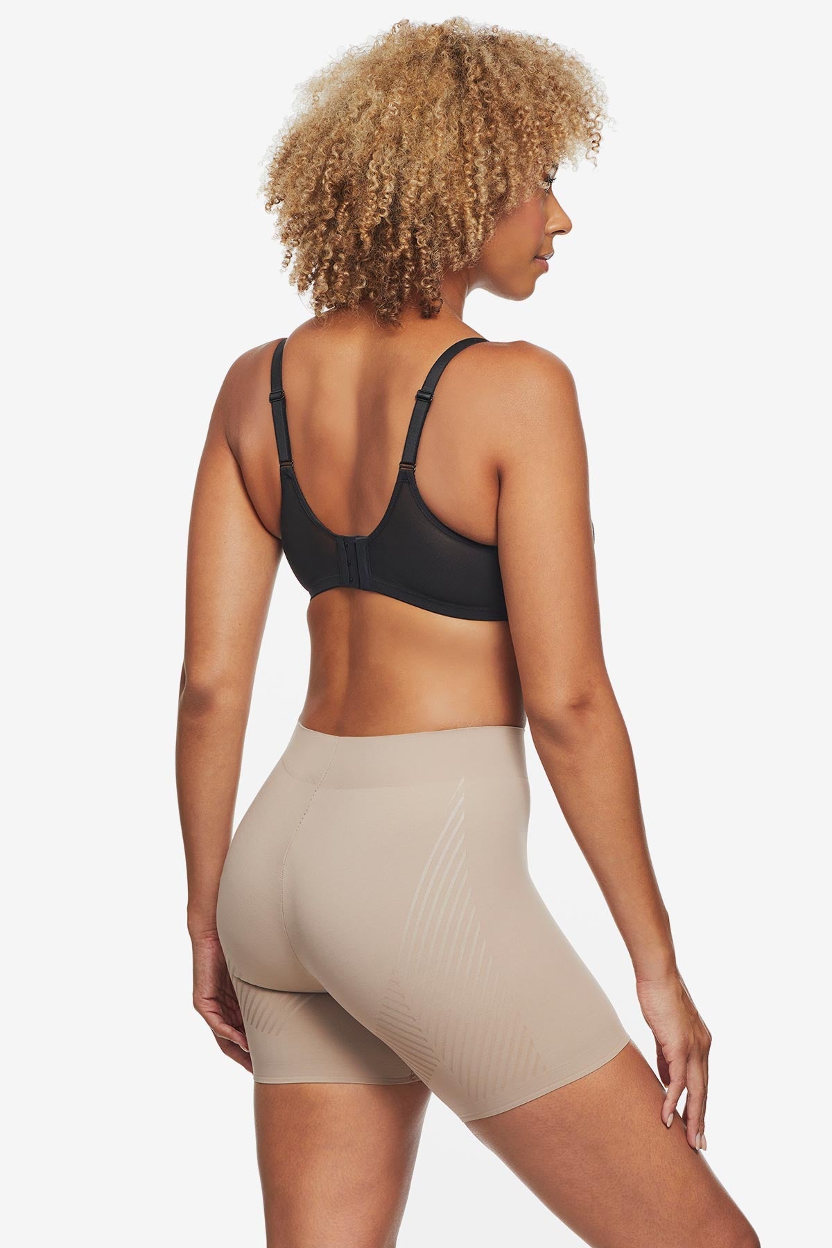 Iconic Core Mid-Thigh Shaping Short with Rear Lift Black | Miraclesuit
