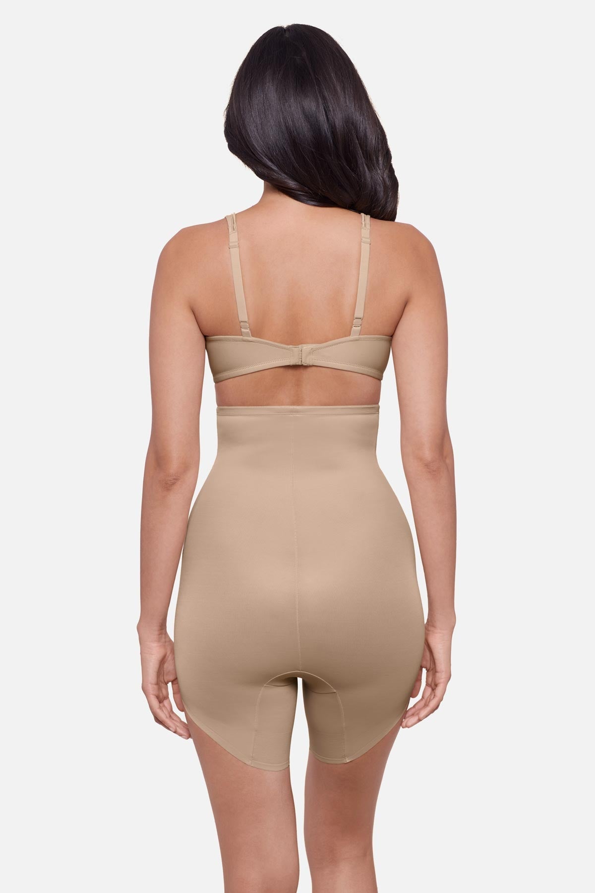 Showstopped High Waist Slanted Hem Shaping Short Black | Miraclesuit