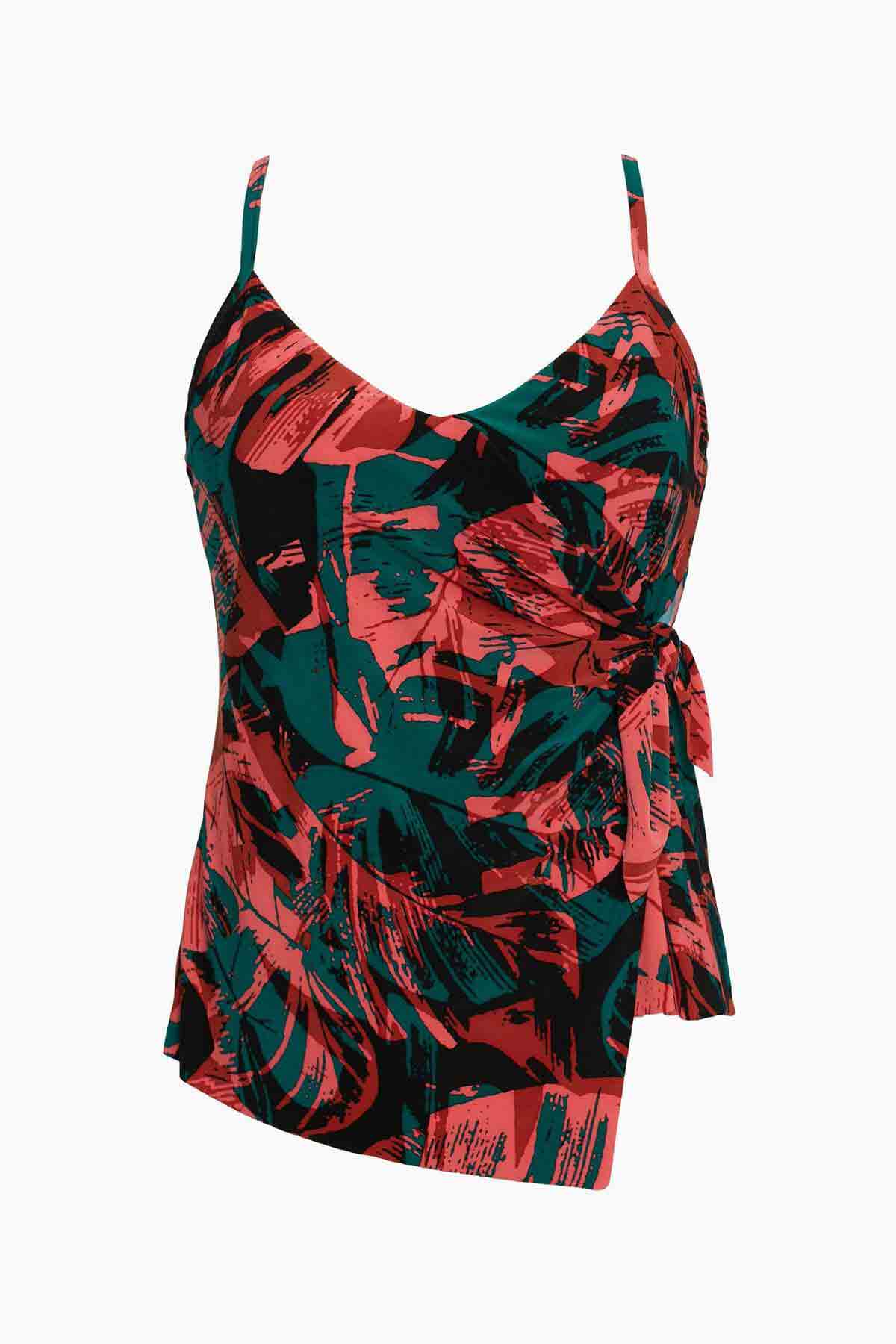 Magicsuit Livin Lush Carma Tankini Black/Multi | Miraclesuit