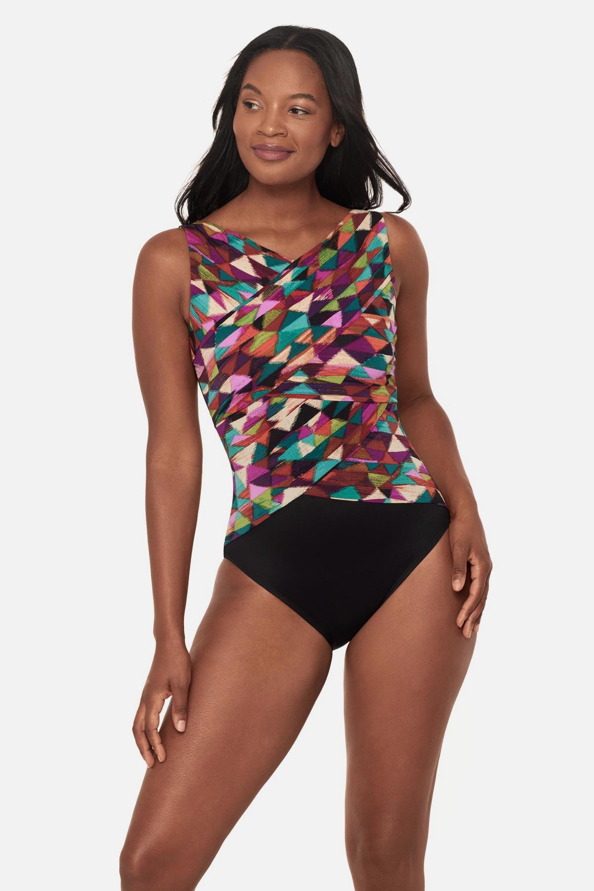 Brio One Piece in Farfalle Multi | Miraclesuit
