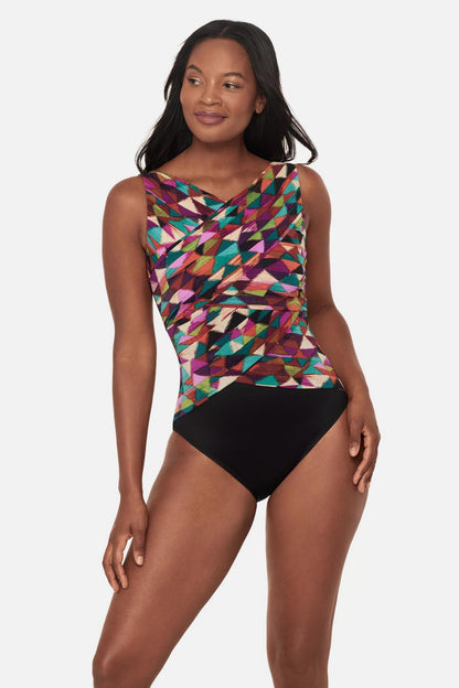 Brio One Piece in Farfalle Multi | Miraclesuit