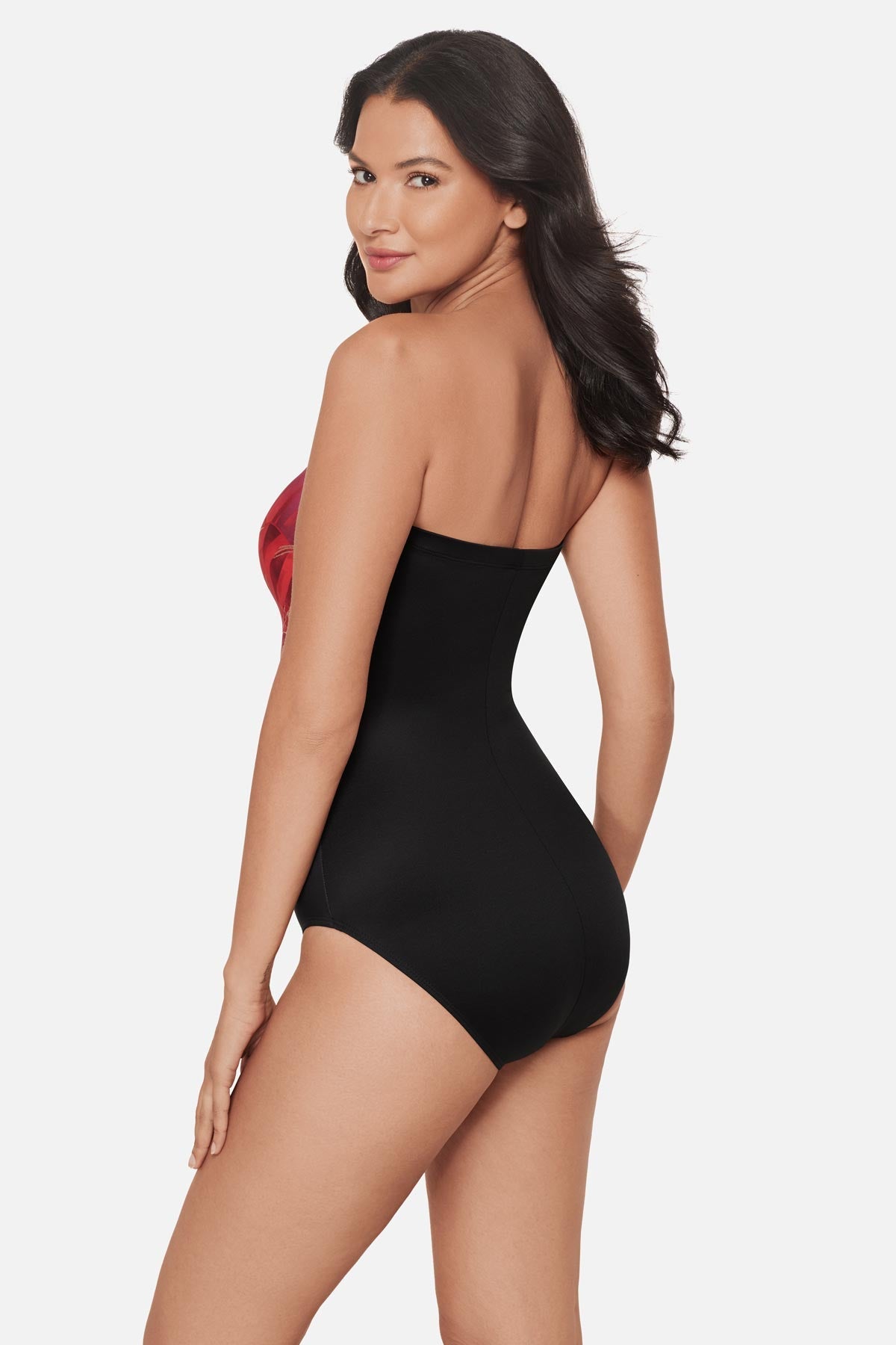 Avanti One Piece in Petali Rosa Black/Multi | Miraclesuit