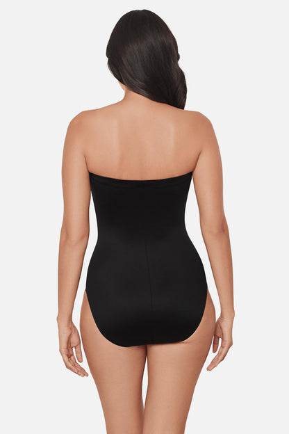 Avanti One Piece in Petali Rosa Black/Multi | Miraclesuit