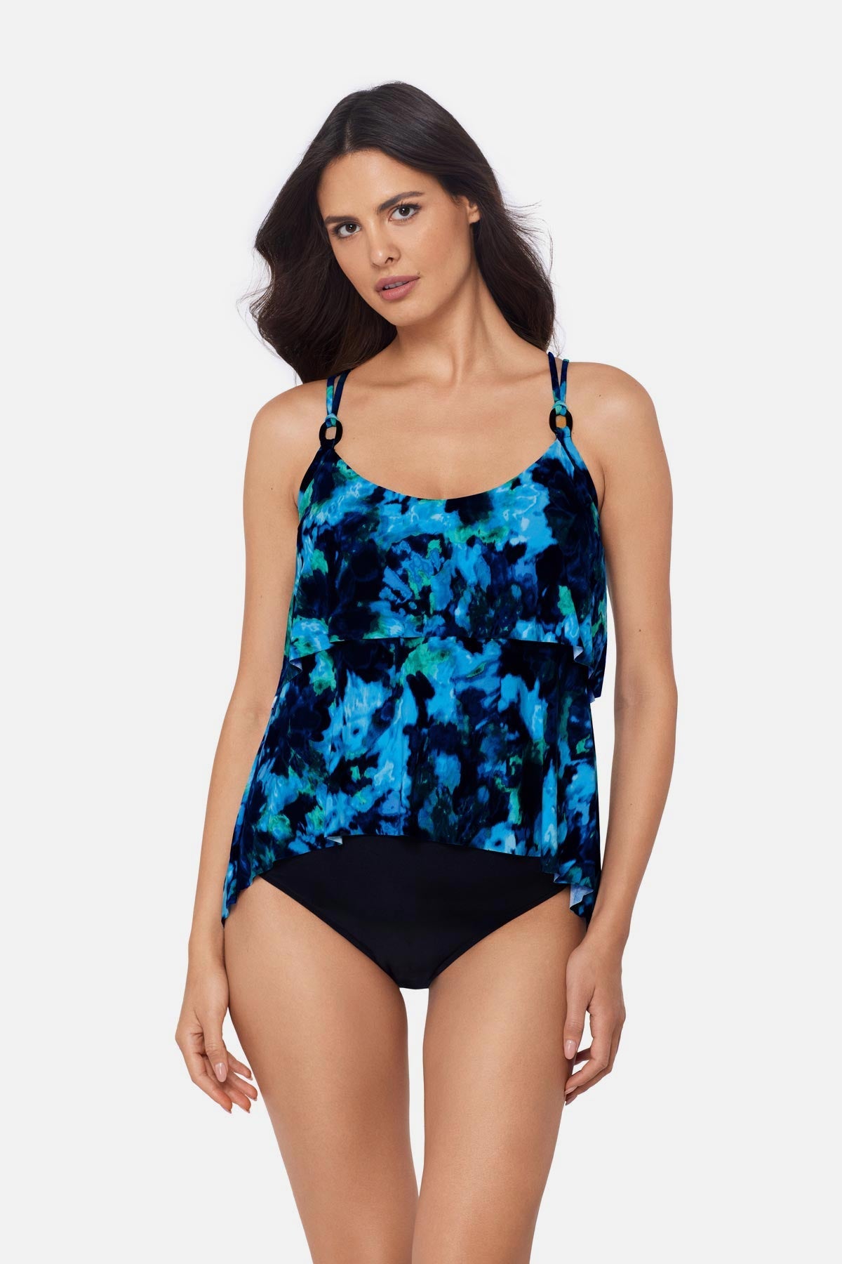 Magicsuit Gracie Tankini Top in Mashup Blue/Multi | Miraclesuit