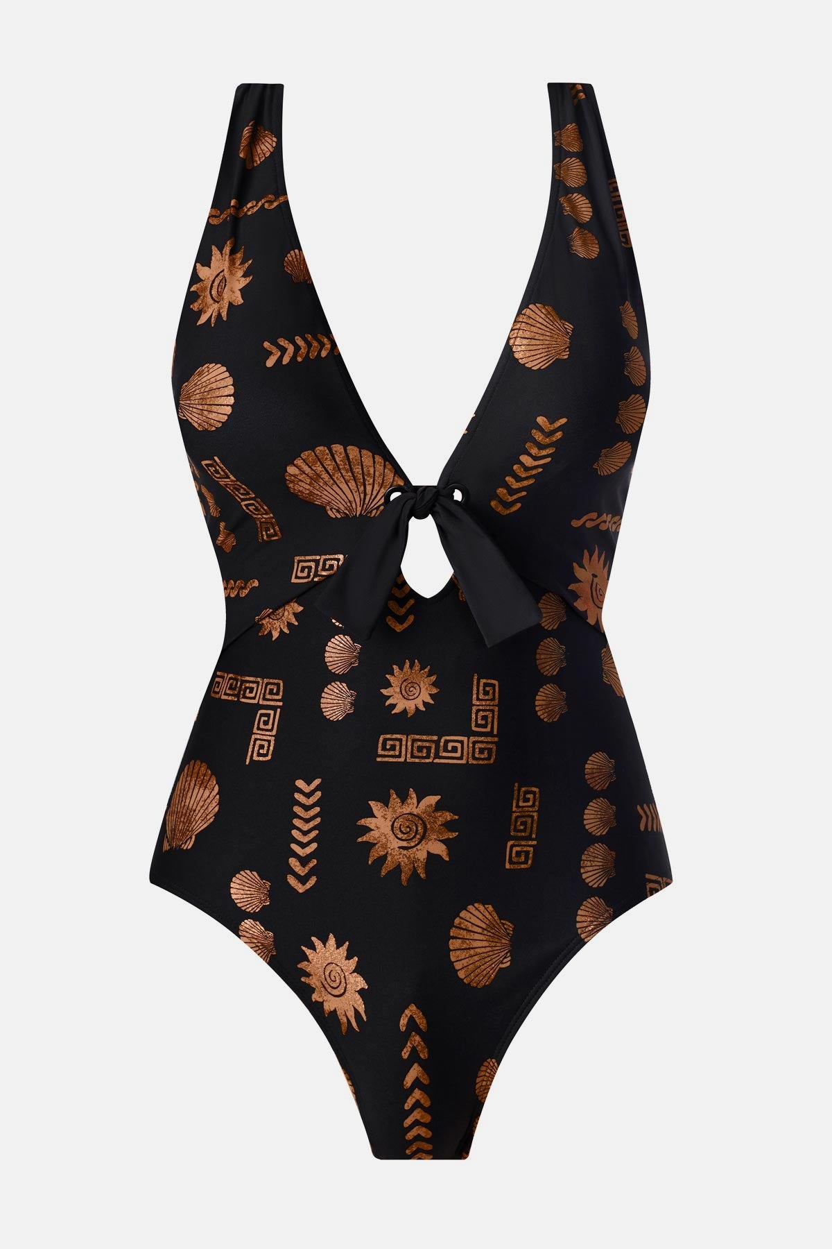 Magicsuit Halle One Piece in Clamdigger Black/Multi | Miraclesuit