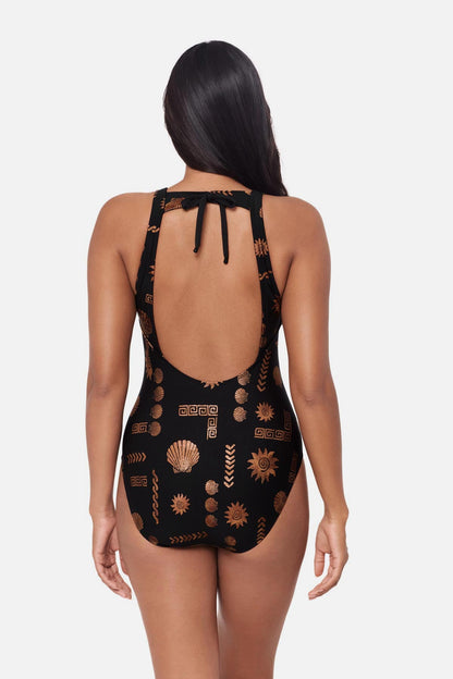 Magicsuit Steffi One Piece in Clamdigger Black/Multi | Miraclesuit