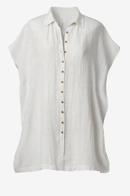 Beach Shirt Cover Up in Ivory Ivory | Miraclesuit