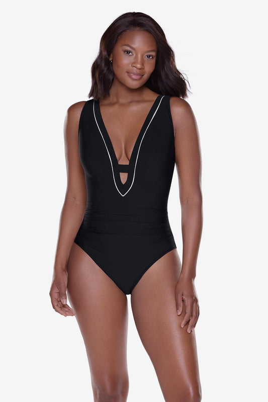 Zen One Piece in Black Black | Miraclesuit