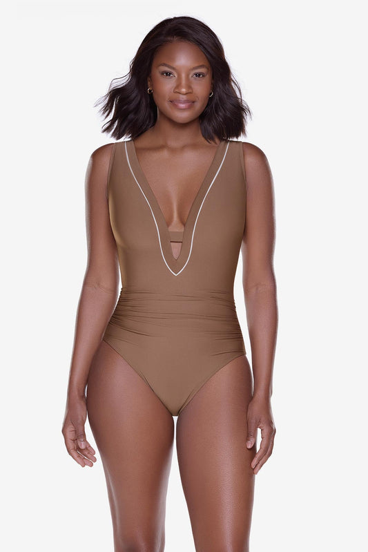 Zen One Piece in Flax Flax | Miraclesuit