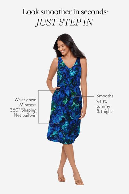 Body by Tali Shaping Dress in Celestrial Bloom Celestrial Bloom | Miraclesuit