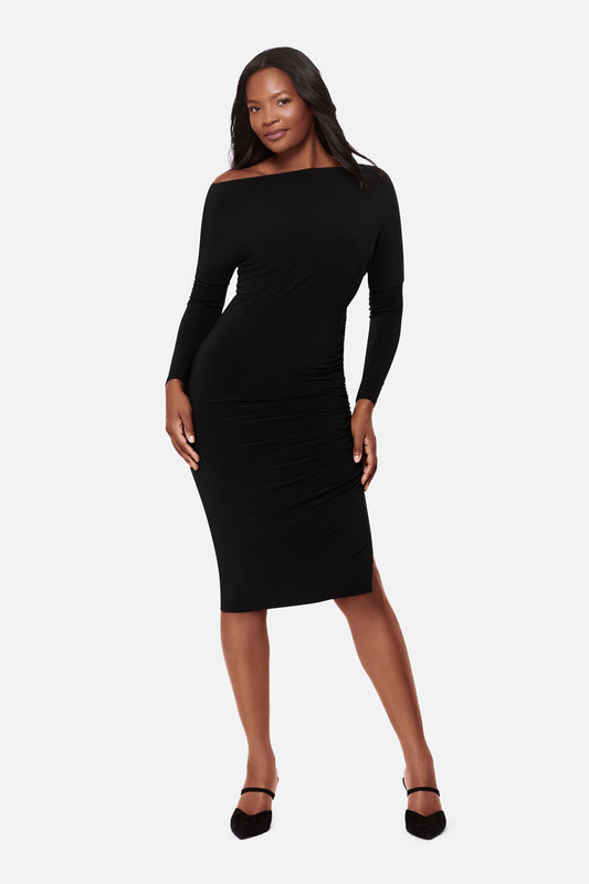 Niki Shaping Dress in Black Black | Miraclesuit