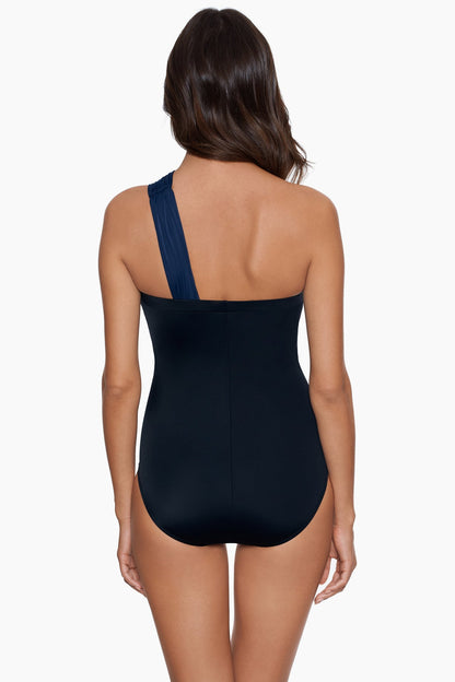 Magicsuit Colorblock Goddess One Piece Swimsuit Merlot | Miraclesuit