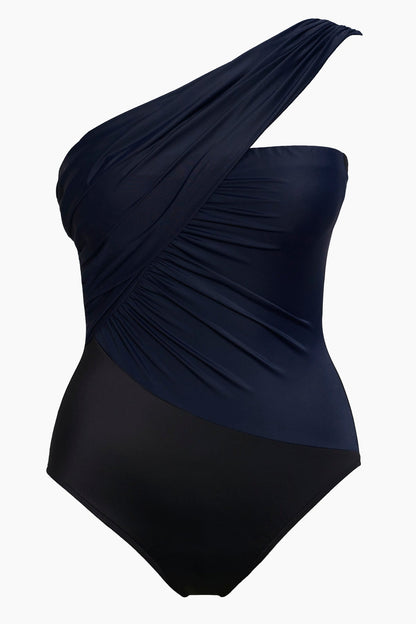 Magicsuit Colorblock Goddess One Piece Swimsuit Merlot | Miraclesuit