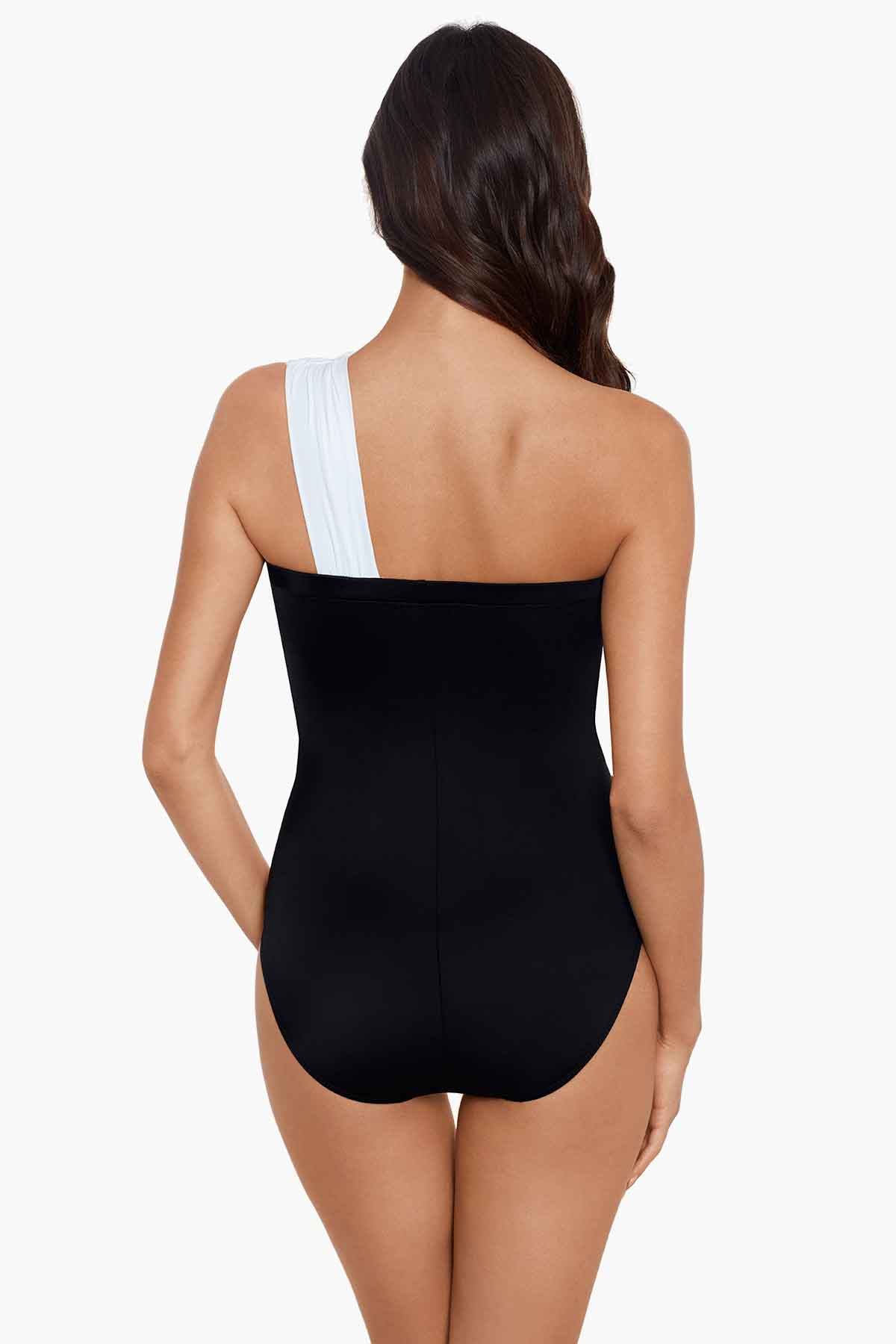 Magicsuit Colorblock Goddess One Piece Swimsuit Merlot | Miraclesuit