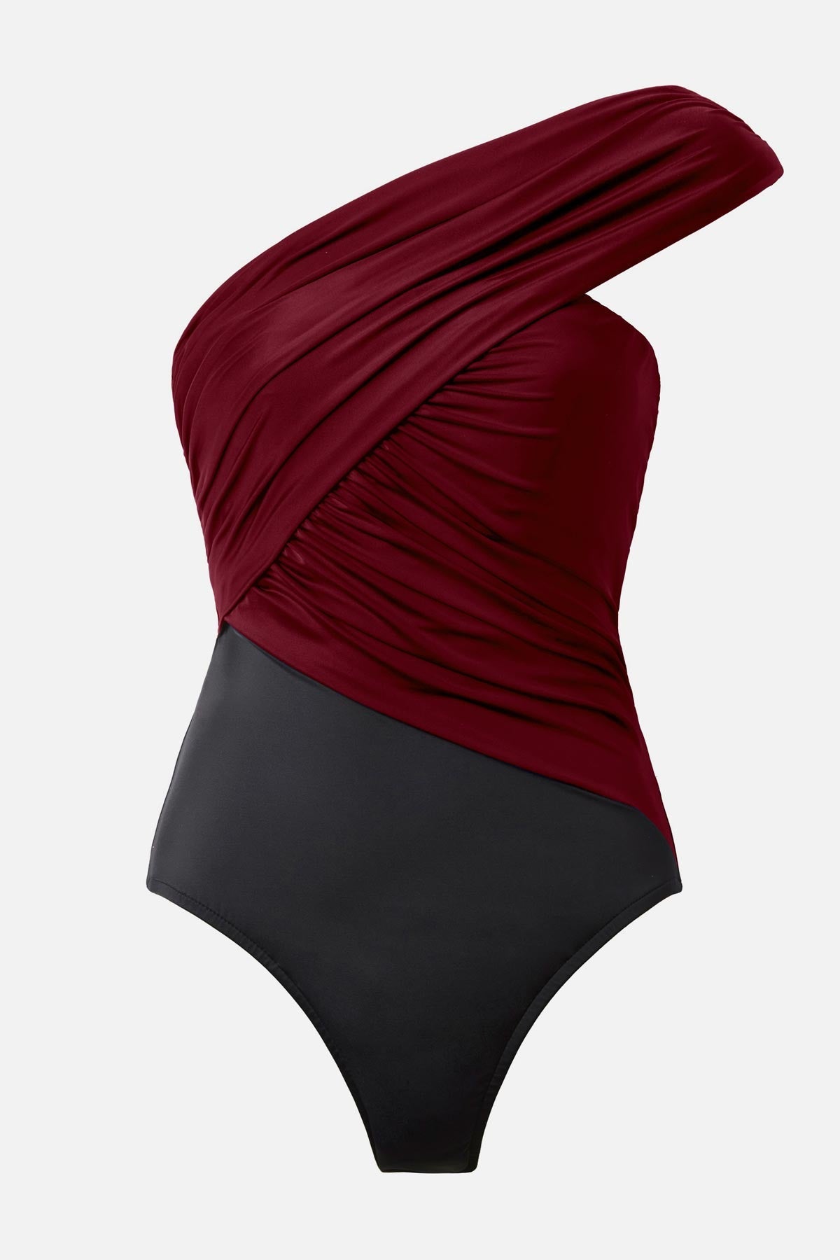 Magicsuit Colorblock Goddess One Piece Swimsuit Merlot | Miraclesuit