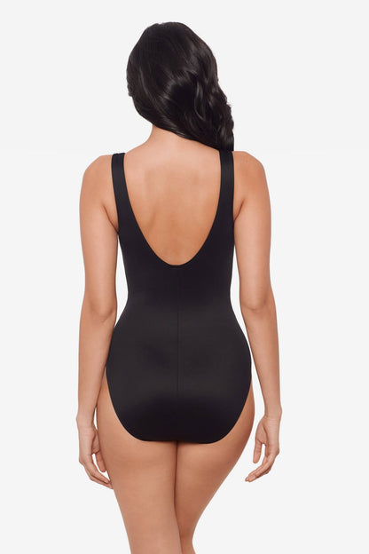 Network News Evoke One Piece Swimsuit Black | Miraclesuit