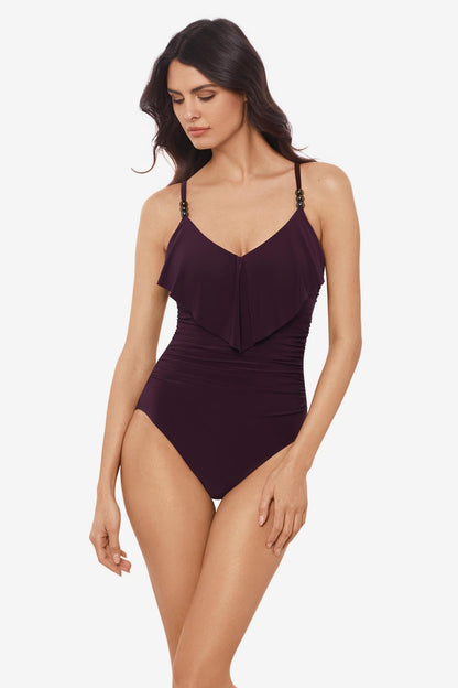 Magicsuit Isabel One Piece Swimsuit Merlot | Miraclesuit