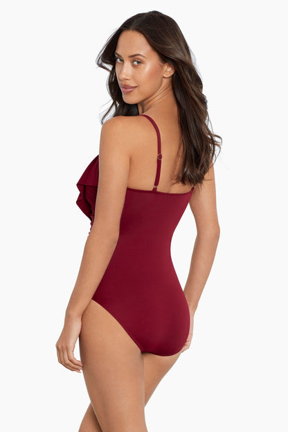Magicsuit Isabel One Piece Swimsuit Merlot | Miraclesuit