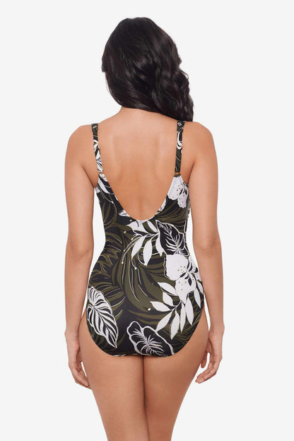 Elle Dorado Sanibel One Piece Swimsuit Black/Multi | Miraclesuit