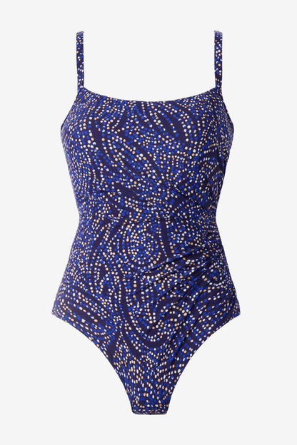 Spotlight Starr One Piece Swimsuit Plum/Multi | Miraclesuit