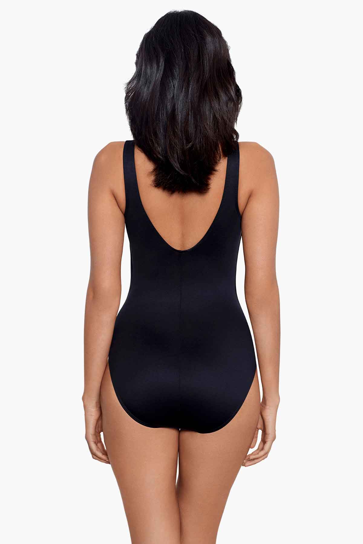 Rock Solid Tulia One Piece Swimsuit Black | Miraclesuit