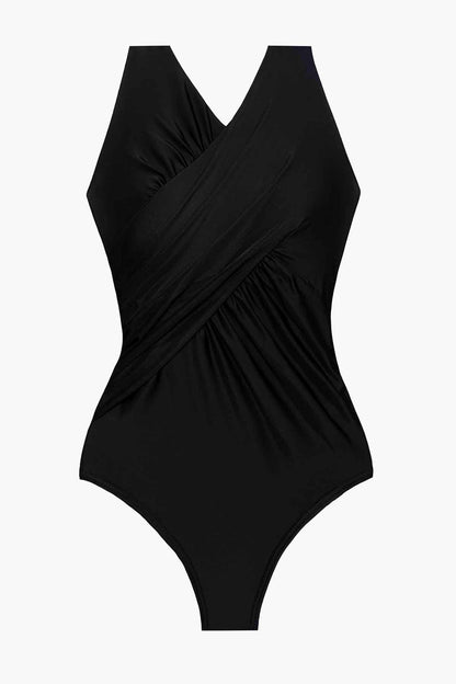 Rock Solid Tulia One Piece Swimsuit Black | Miraclesuit