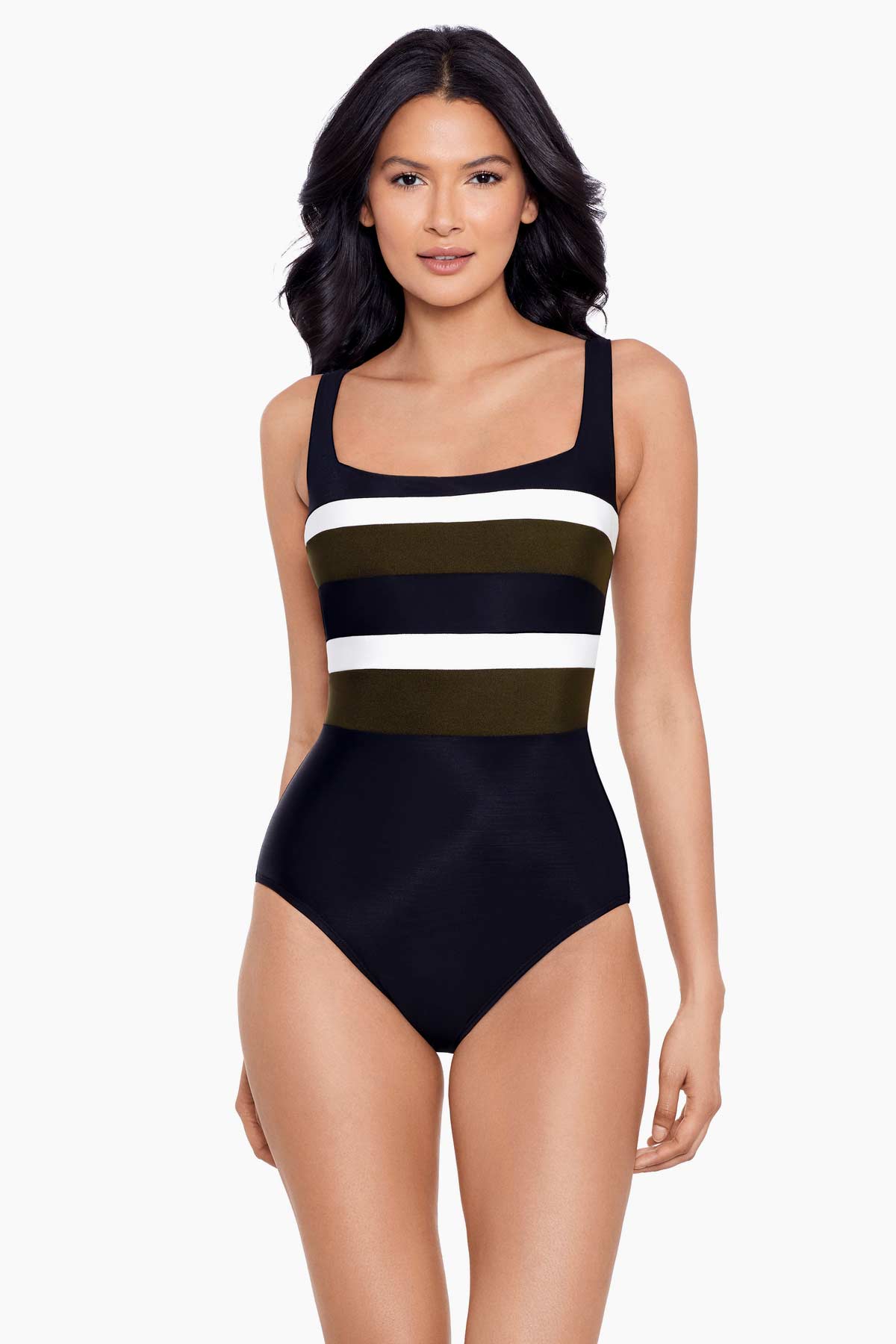 Spectra Trinity One Piece Swimsuit Black | Miraclesuit