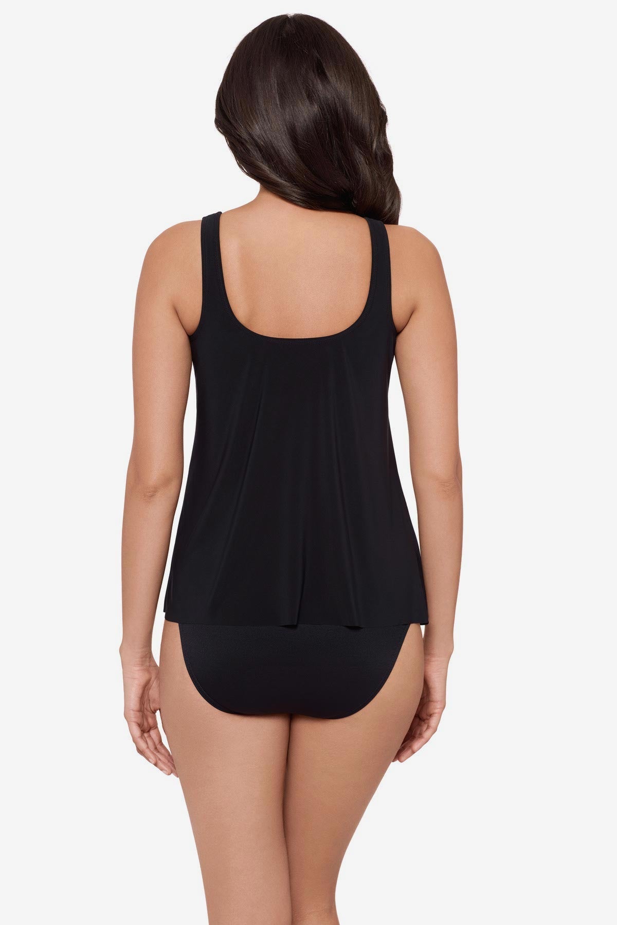 Ursula Tankini Top in Boca Grande Black/Multi | Miraclesuit