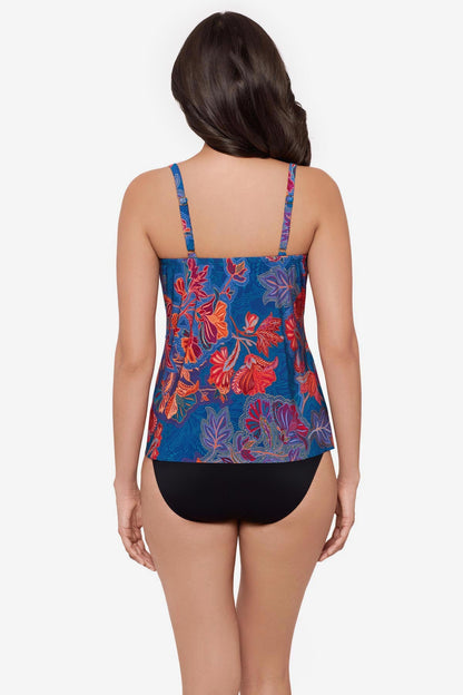 Allura Tankini Top in Decoupage Multi | Miraclesuit
