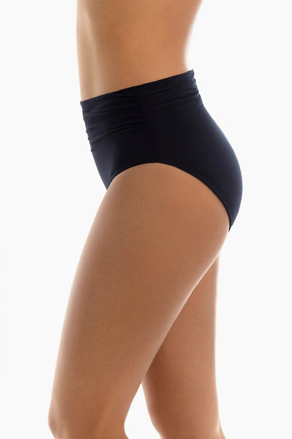 Magicsuit Shirred Jersey Swim Bottom Black | Miraclesuit