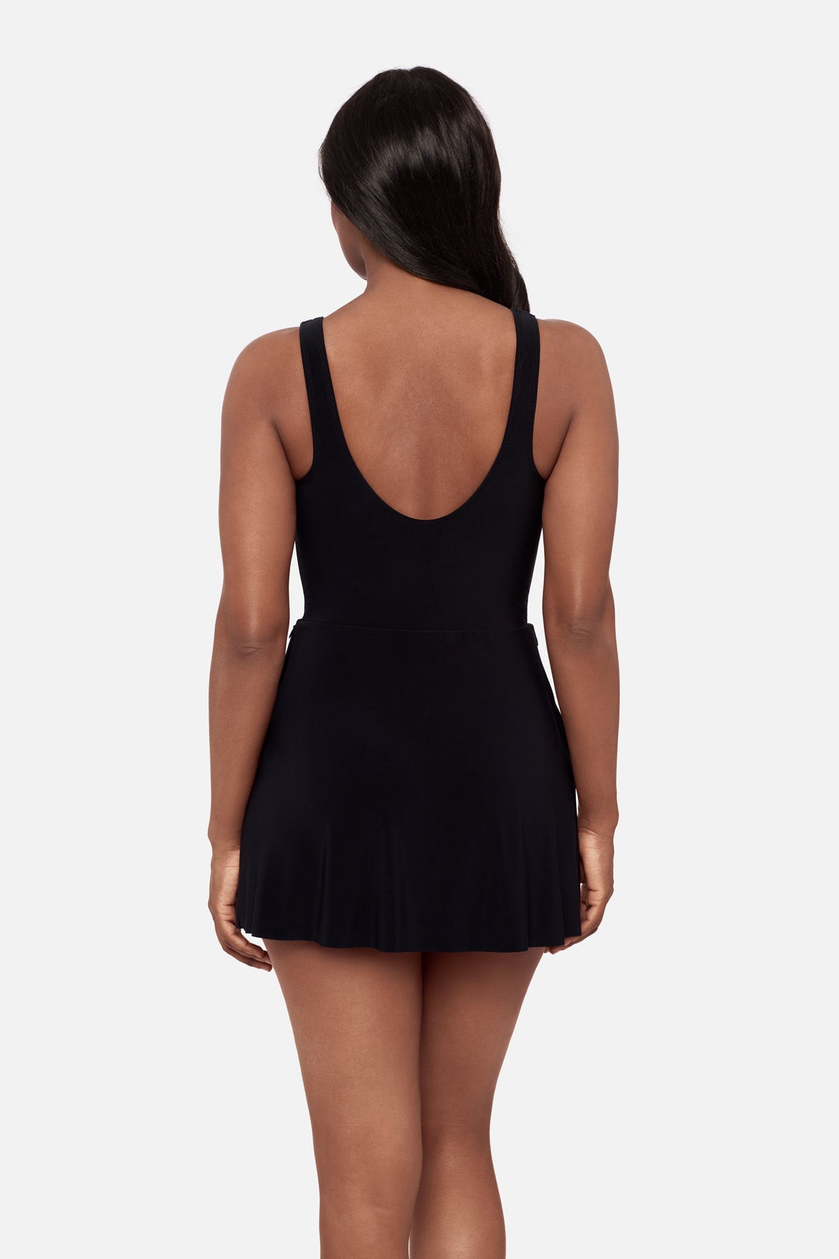 Paix Swim Dress in Spectra Black/White | Miraclesuit