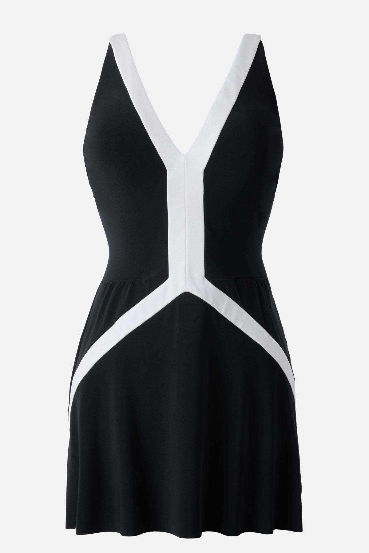 Paix Swim Dress in Spectra Black/White | Miraclesuit