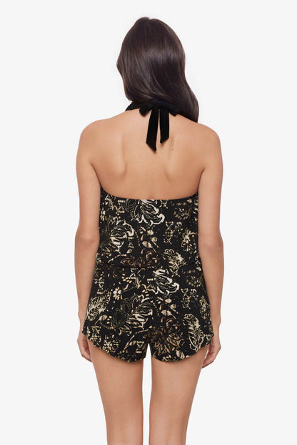 Magicsuit Balinese Piper One Piece Romper Black/Multi | Miraclesuit