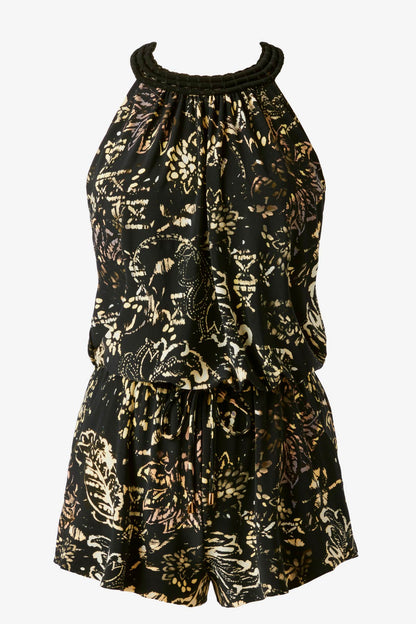 Magicsuit Balinese Piper One Piece Romper Black/Multi | Miraclesuit