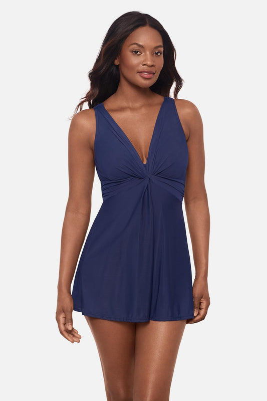 Must Haves Marais Swim Dress Midnight | Miraclesuit