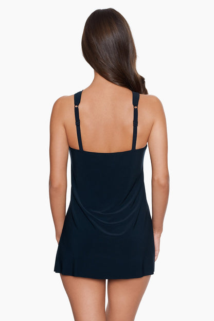 Magicsuit Square Cut Beverly One Piece Swimsuit Navy | Miraclesuit
