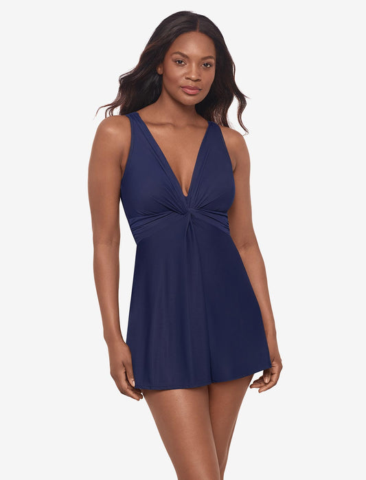Must Haves Marais One Piece Swim Dress DD-Cup Midnight | Miraclesuit