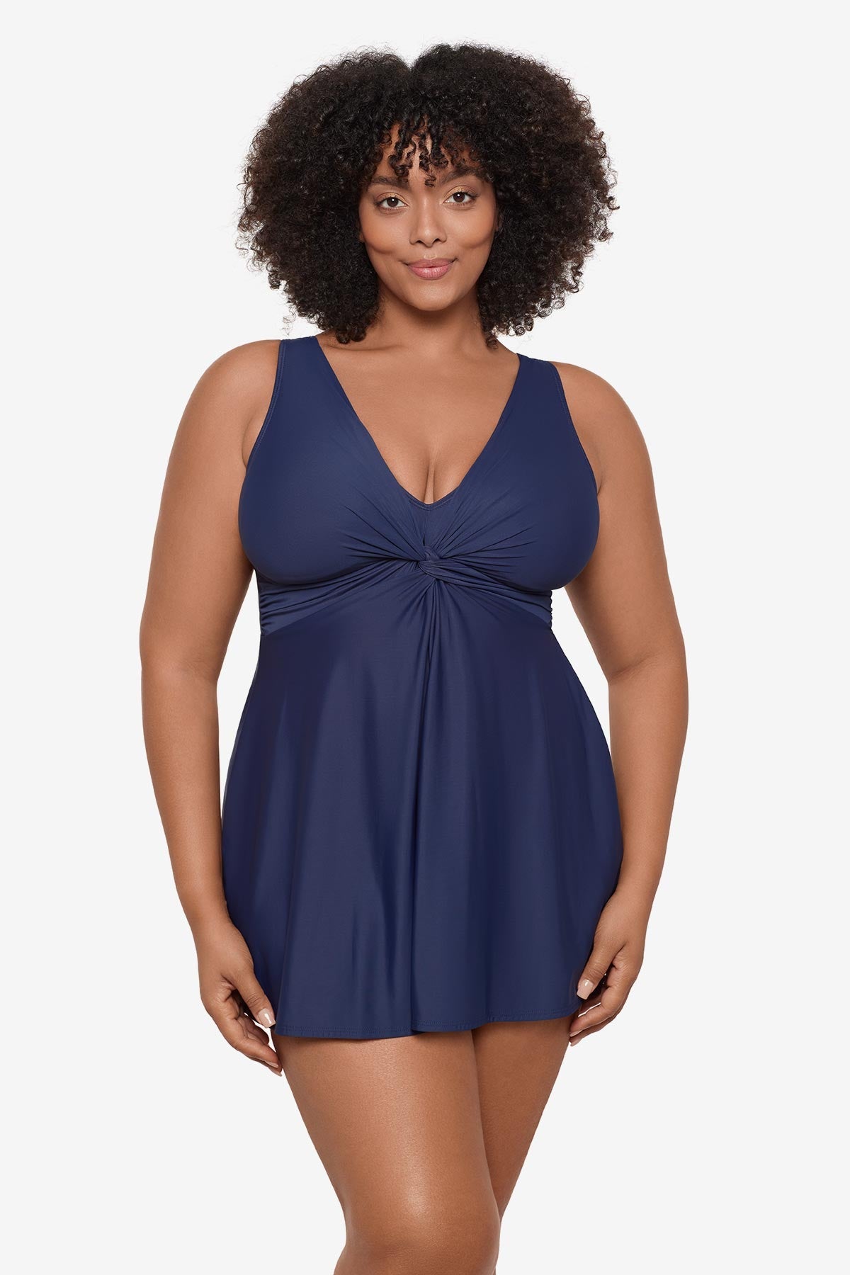Plus Size Marais Swim Dress Mulberry | Miraclesuit