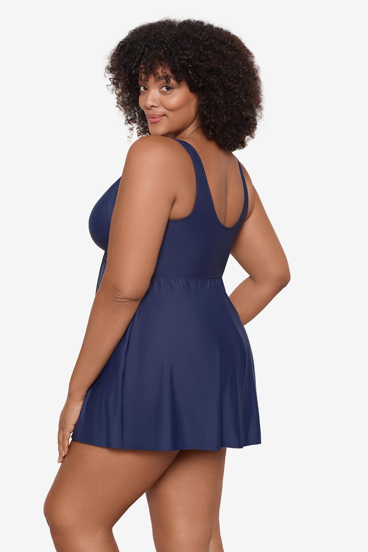 Plus Size Marais Swim Dress Mulberry | Miraclesuit