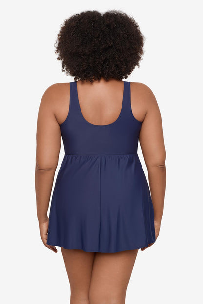 Plus Size Marais Swim Dress Mulberry | Miraclesuit