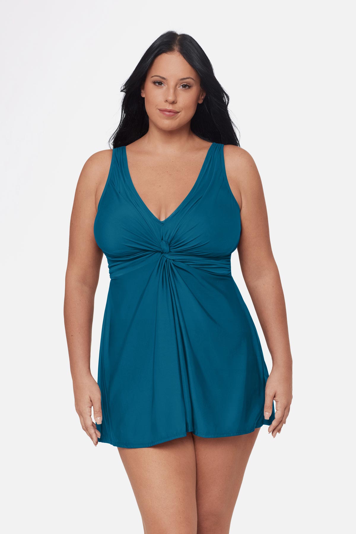 Plus Size Marais Swim Dress Mulberry | Miraclesuit
