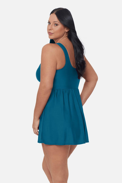 Plus Size Marais Swim Dress Mulberry | Miraclesuit