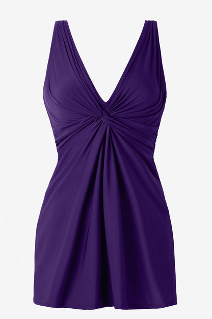 Plus Size Marais Swim Dress Mulberry | Miraclesuit